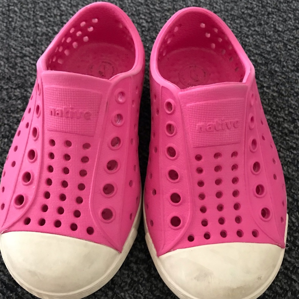 Pink native shoes-toddler size 6